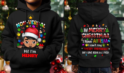Autism Christmas Shirt For Kids, Holiday Special Needs Gift, Christmas Gift For Autistic Children, Xmas Gift For Autistic Girls, Autistic Boys QFHM4111001