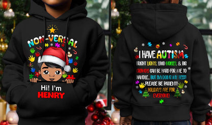 Autism Christmas Shirt For Kids, Holiday Special Needs Gift, Christmas Gift For Autistic Children, Xmas Gift For Autistic Girls, Autistic Boys QFHM4101001