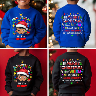 Autism Christmas Shirt For Kids, Holiday Special Needs Gift, Christmas Gift For Autistic Children, Xmas Gift For Autistic Girls, Autistic Boys QFHM4111001