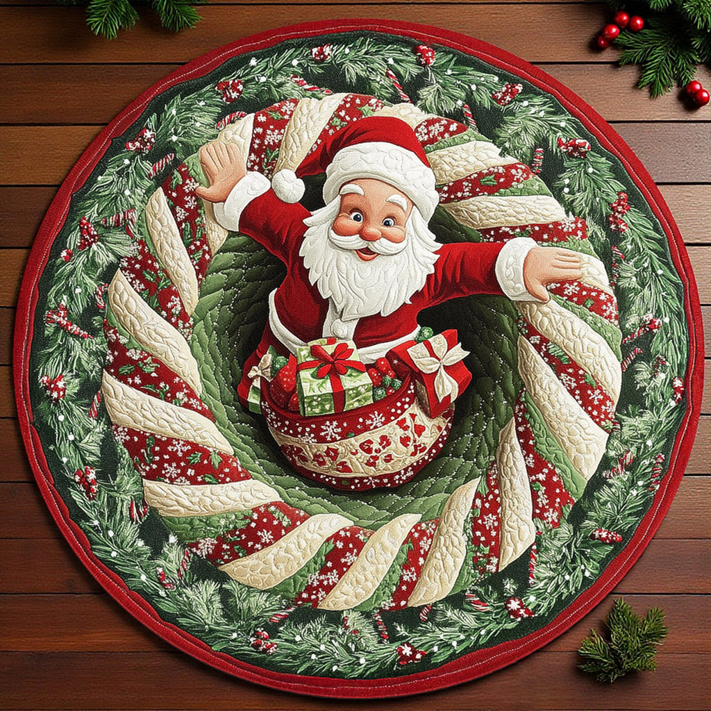 Christmas Santa 3D Printed Rug UKNT5180901