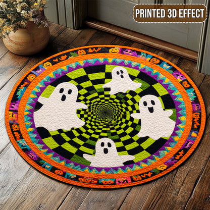 Halloween Cute Ghost 3D Printed Rug UKTD5130903